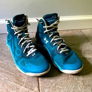 Under Armour Anatomix Micro G Spawn 2 hi-top sneakers sz 11